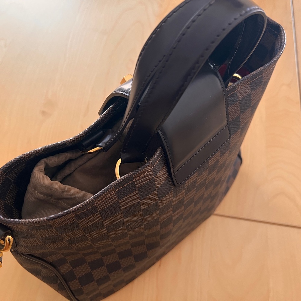 Louis Vuitton vinyl Brown Checkered handbag - Picture 4 of 6
